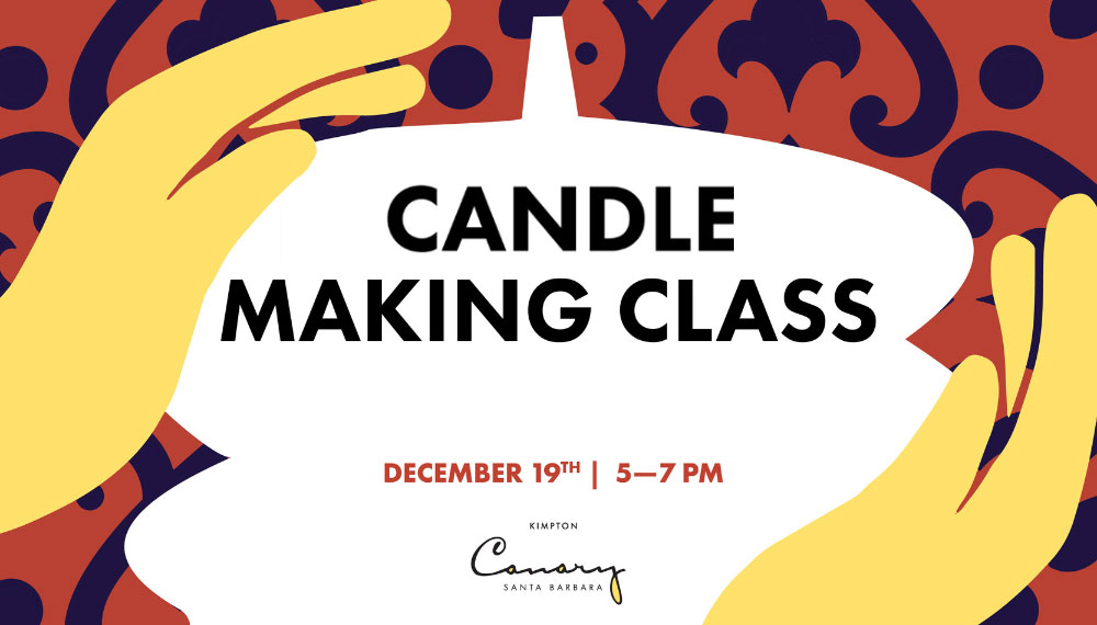 Holiday Candle Making Workshop Flyer