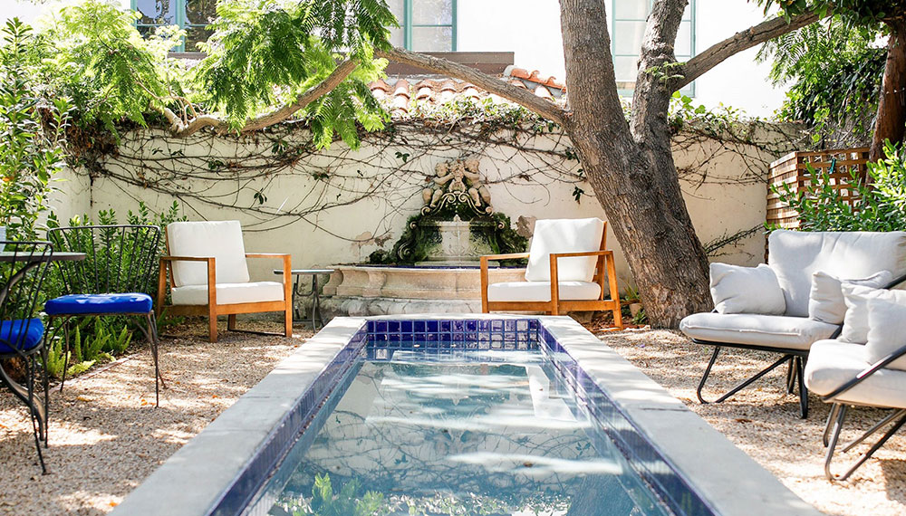 Spa relaxation area