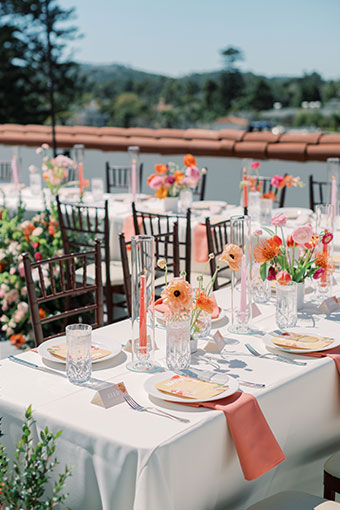 Tiffany and mark wedding table